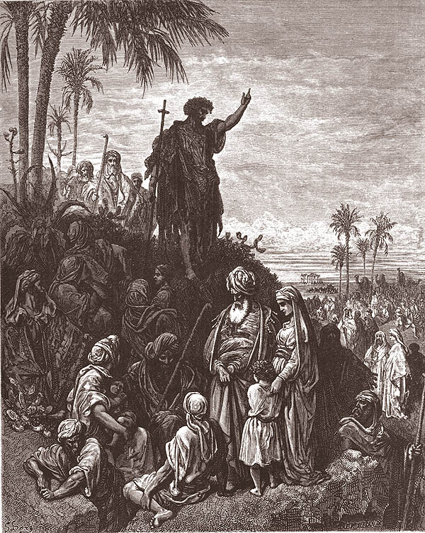 GIOVANNI BATTISTA PREDICA NEL DESERTO marco 1,4